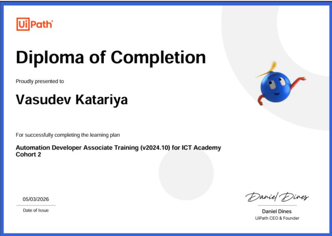 UiPath Automation Developer Associate